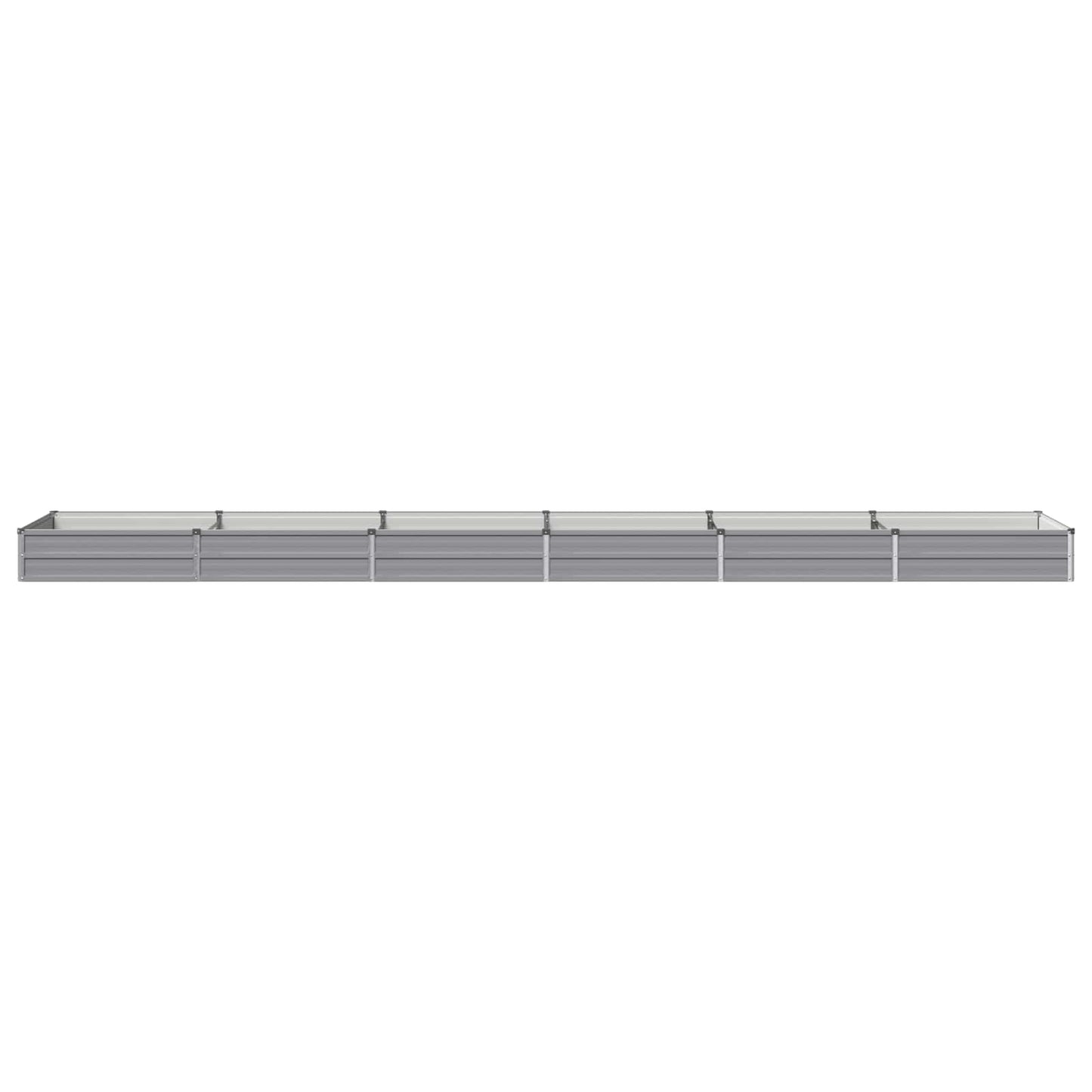 Pakelta sodo lova Pilka 480 x 80 x 24 cm