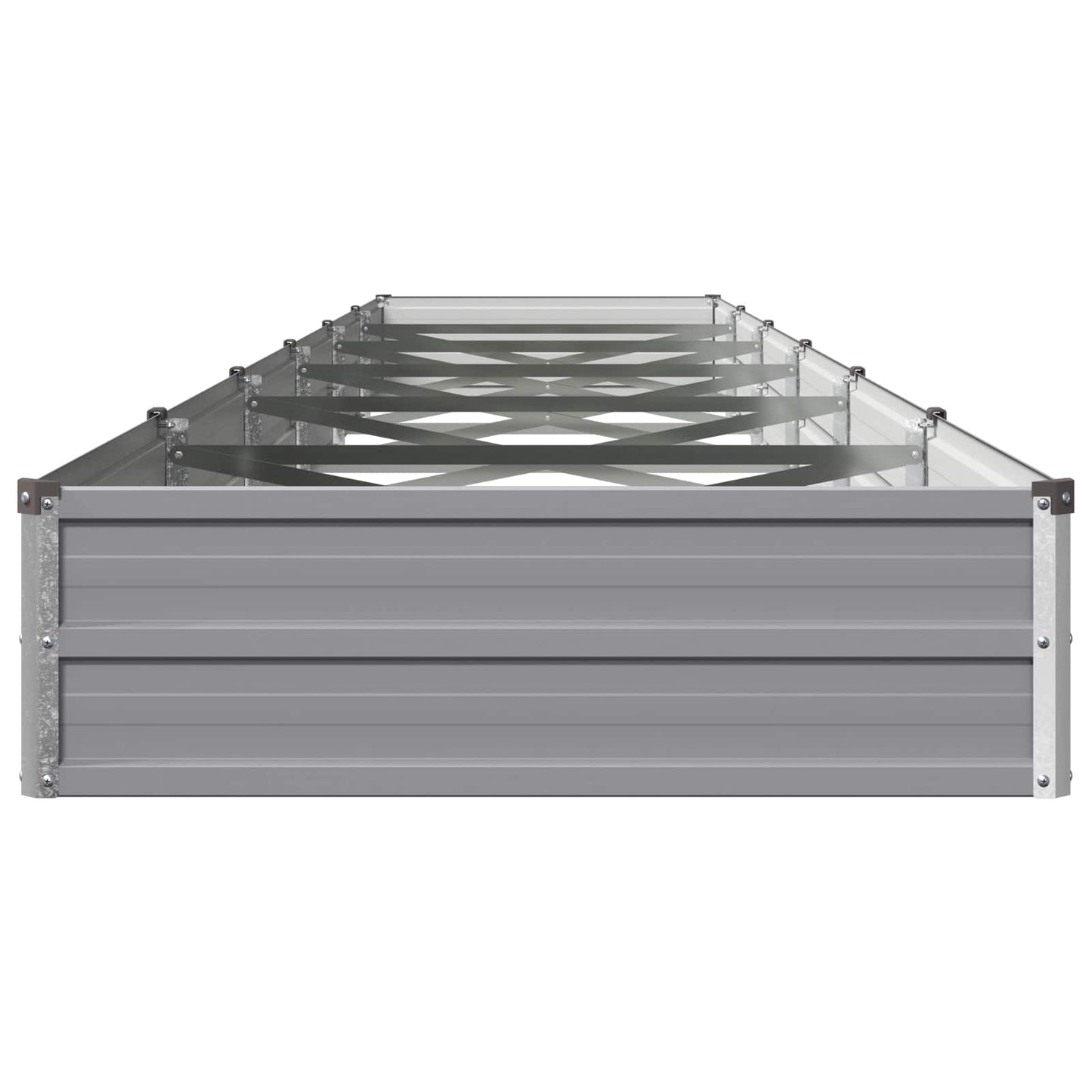 Pakelta sodo lova Pilka 480 x 80 x 24 cm
