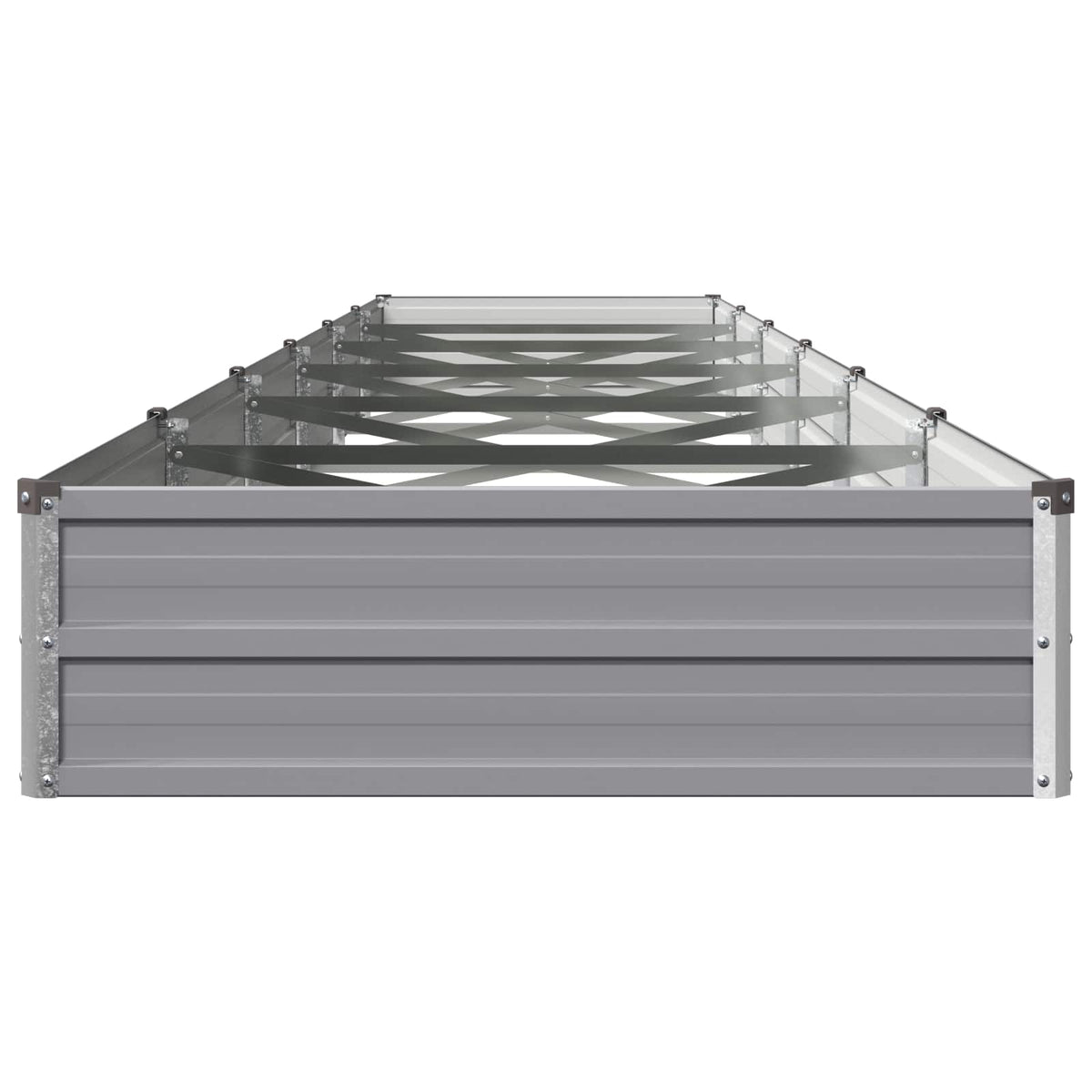 Pakelta sodo lova Pilka 480 x 80 x 24 cm