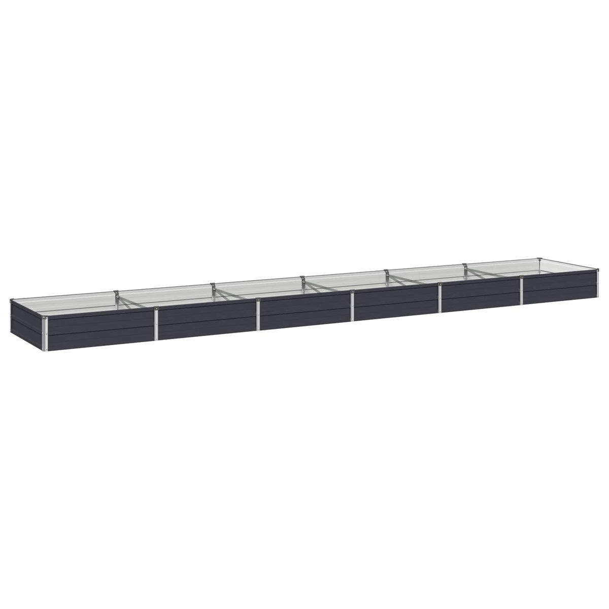 Pakelta sodo lova Antracito 480 x 80 x 24 cm