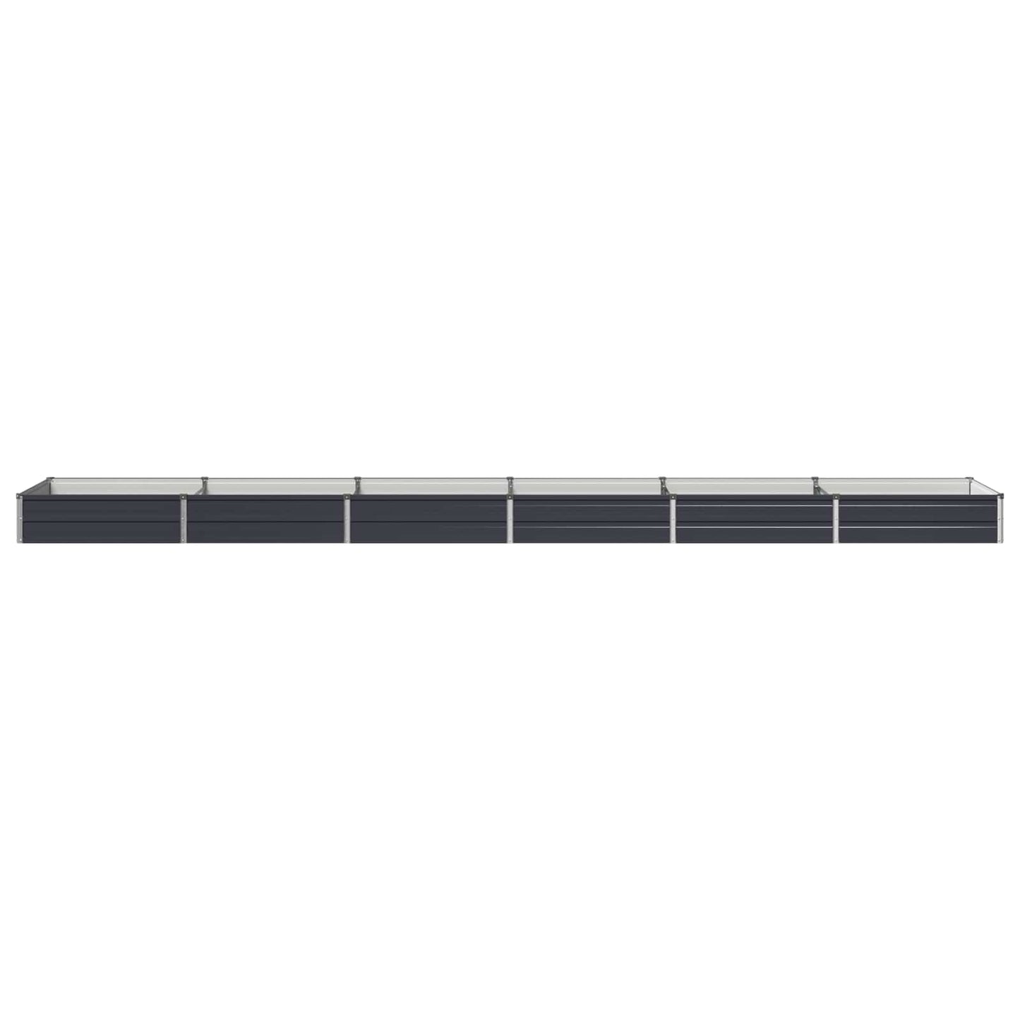 Pakelta sodo lova Antracito 480 x 80 x 24 cm