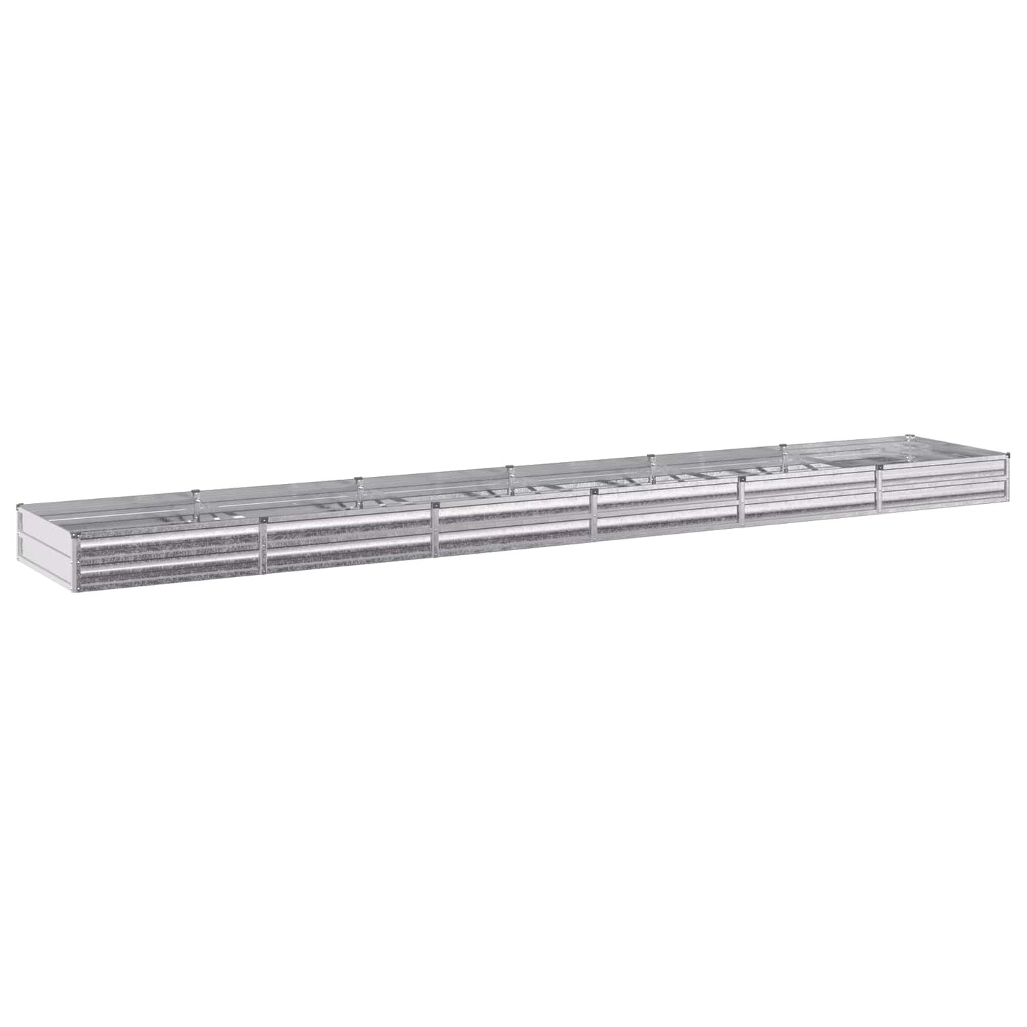 Pakelta sodo lova Sidabrinė 480 x 80 x 24 cm cinkuotas