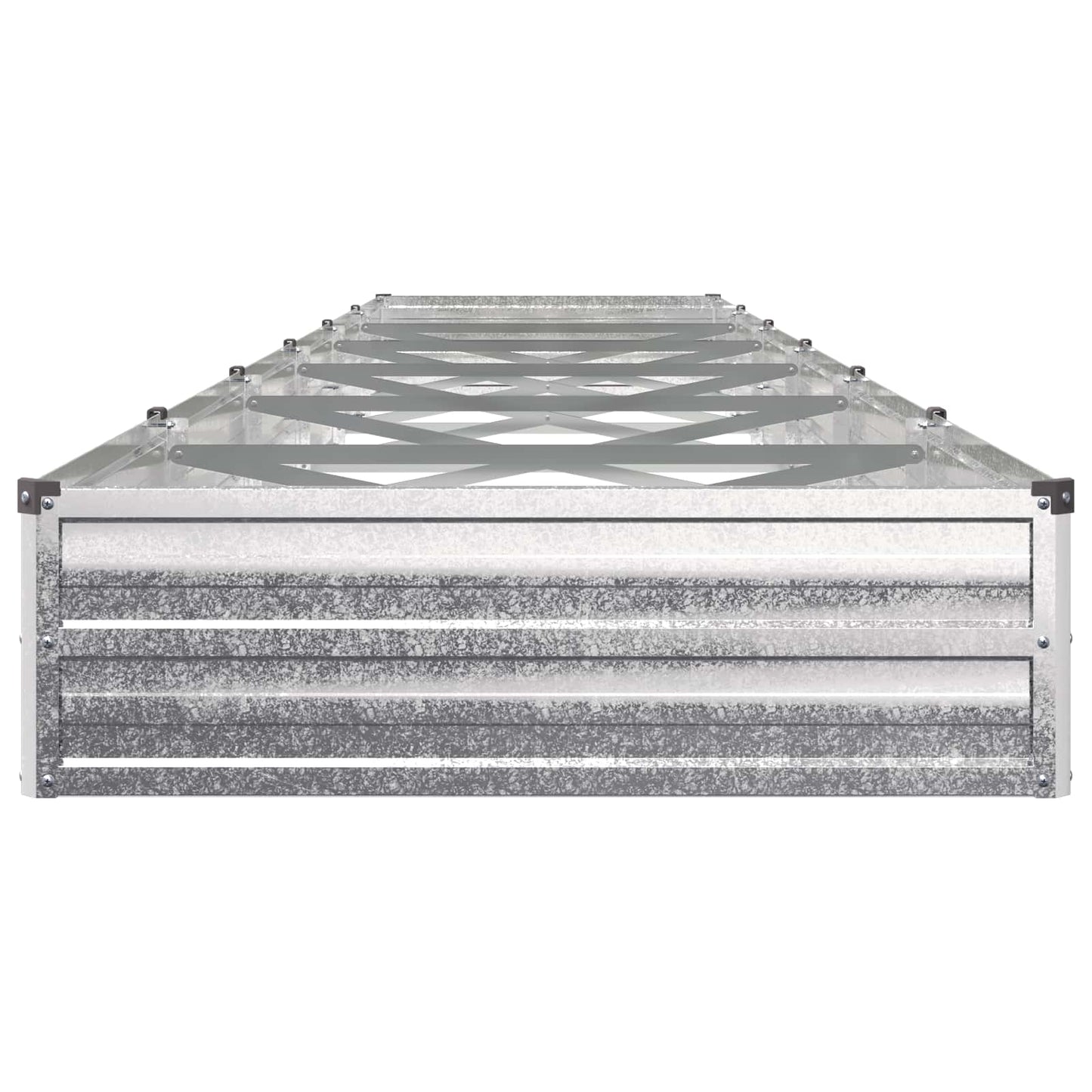 Pakelta sodo lova Sidabrinė 480 x 80 x 24 cm cinkuotas