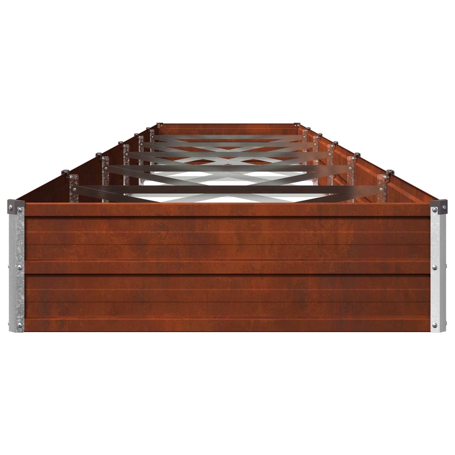 Pakelta sodo lova Rūdijanti 480 x 80 x 24 cm kartonas