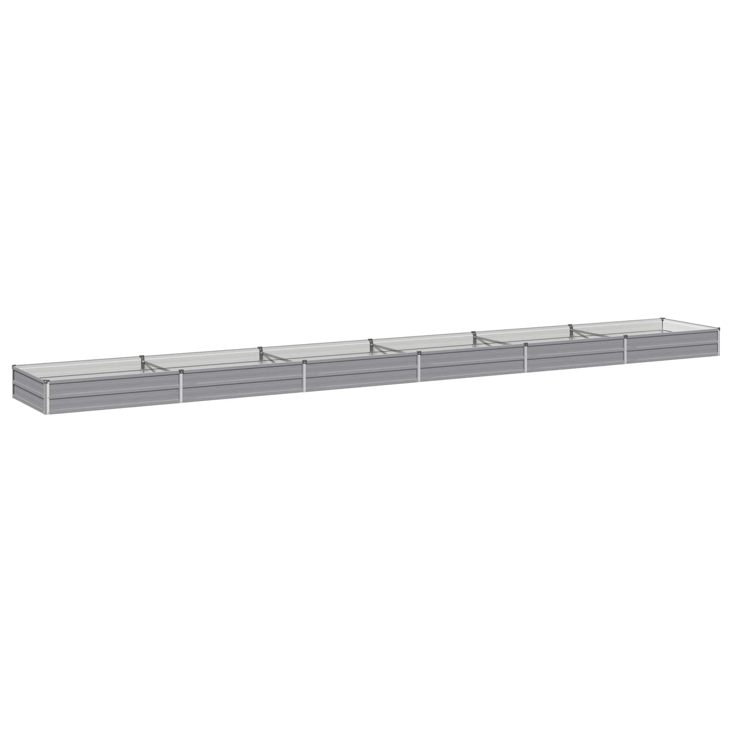 Pakelta sodo lova Pilka 600 x 80 x 24 cm