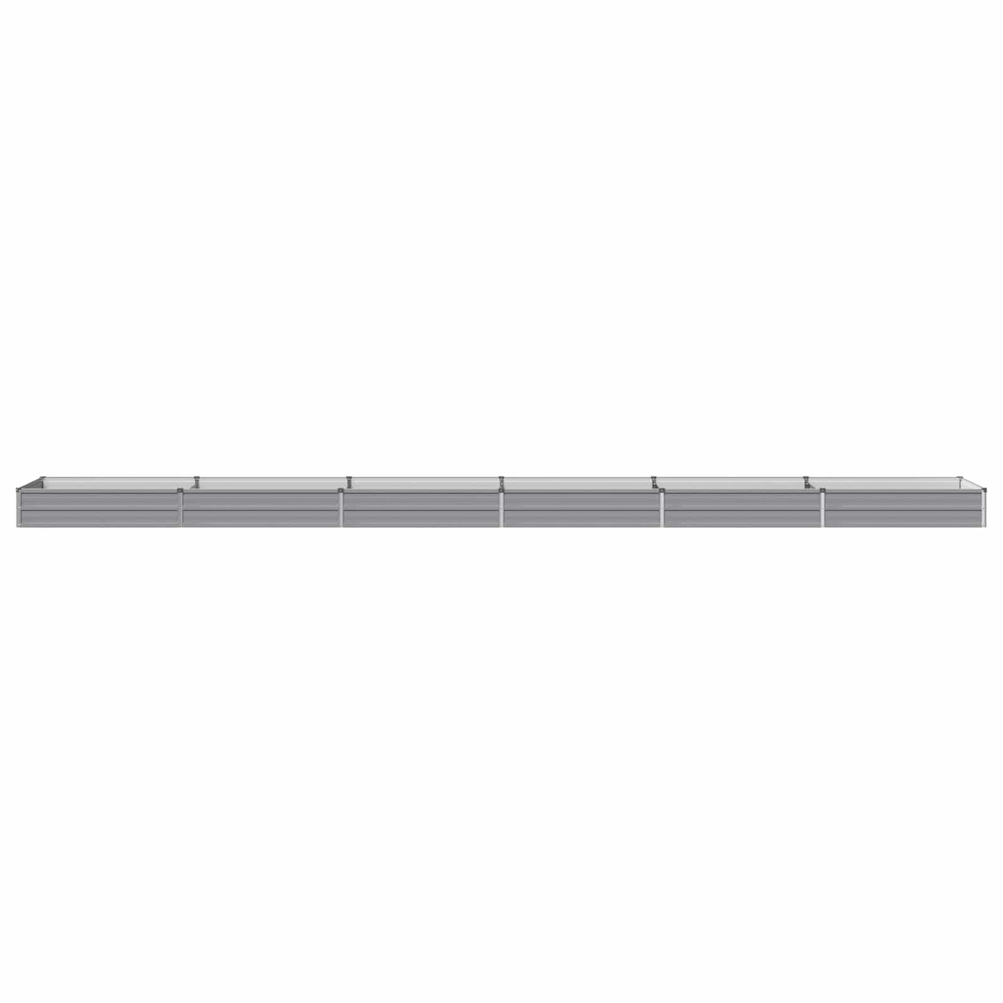 Pakelta sodo lova Pilka 600 x 80 x 24 cm