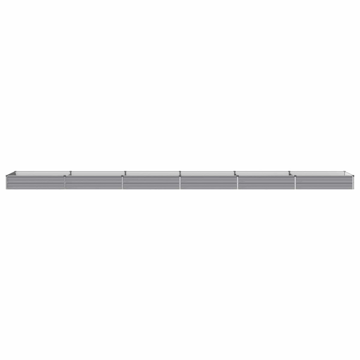 Pakelta sodo lova Pilka 600 x 80 x 24 cm