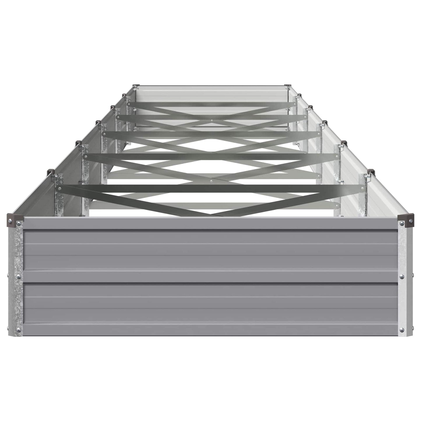 Pakelta sodo lova Pilka 600 x 80 x 24 cm