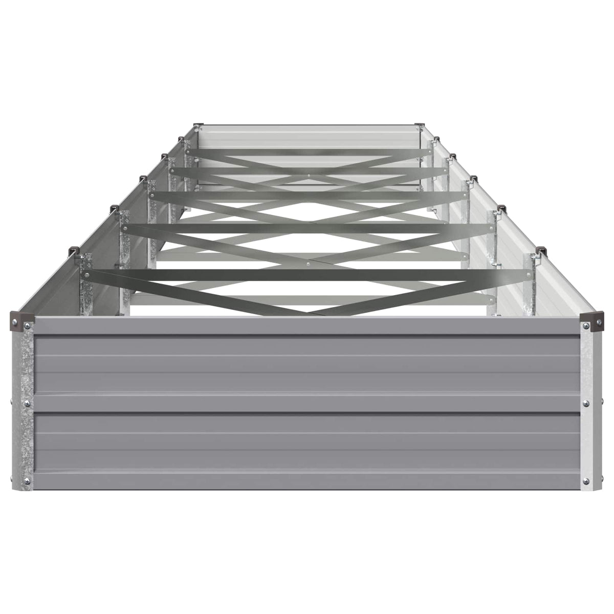Pakelta sodo lova Pilka 600 x 80 x 24 cm