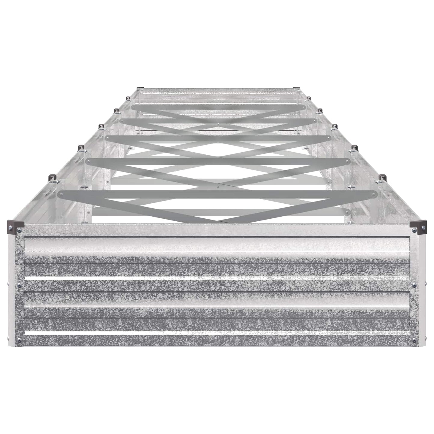 Pakelta sodo lova Sidabrinė 600 x 80 x 24 cm cinkuotas