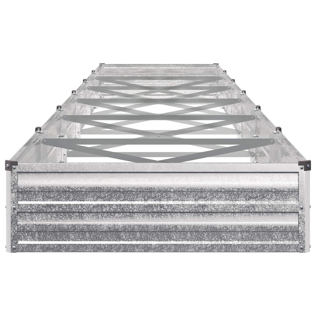Pakelta sodo lova Sidabrinė 600 x 80 x 24 cm cinkuotas