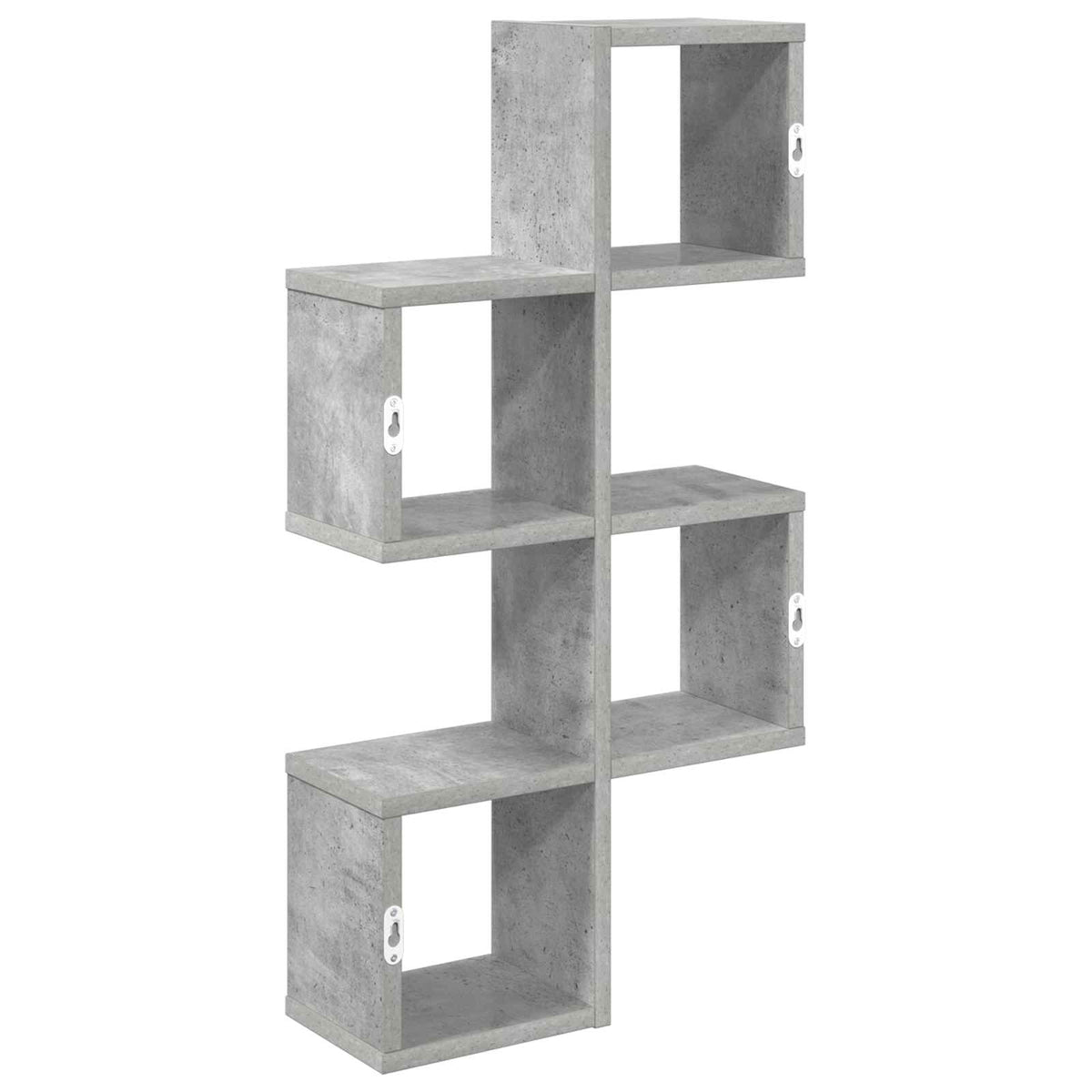 Sieninė lentyna Sieninis Betono pilka 39 x 15 x 76 cm