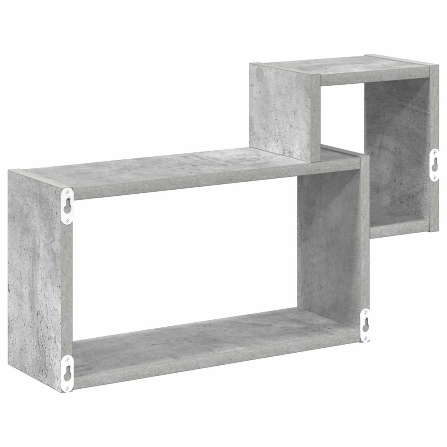 Sieninė lentyna Sieninis Pilka 55 x 15 x 35 cm Apdirbta mediena