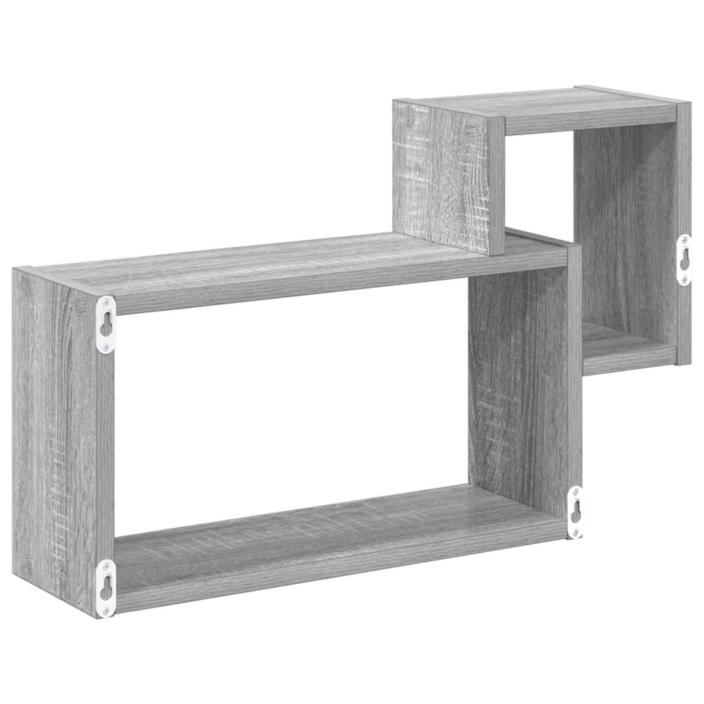 Sieninė lentyna Sieninis Pilka 55 x 15 x 35 cm Apdirbta mediena