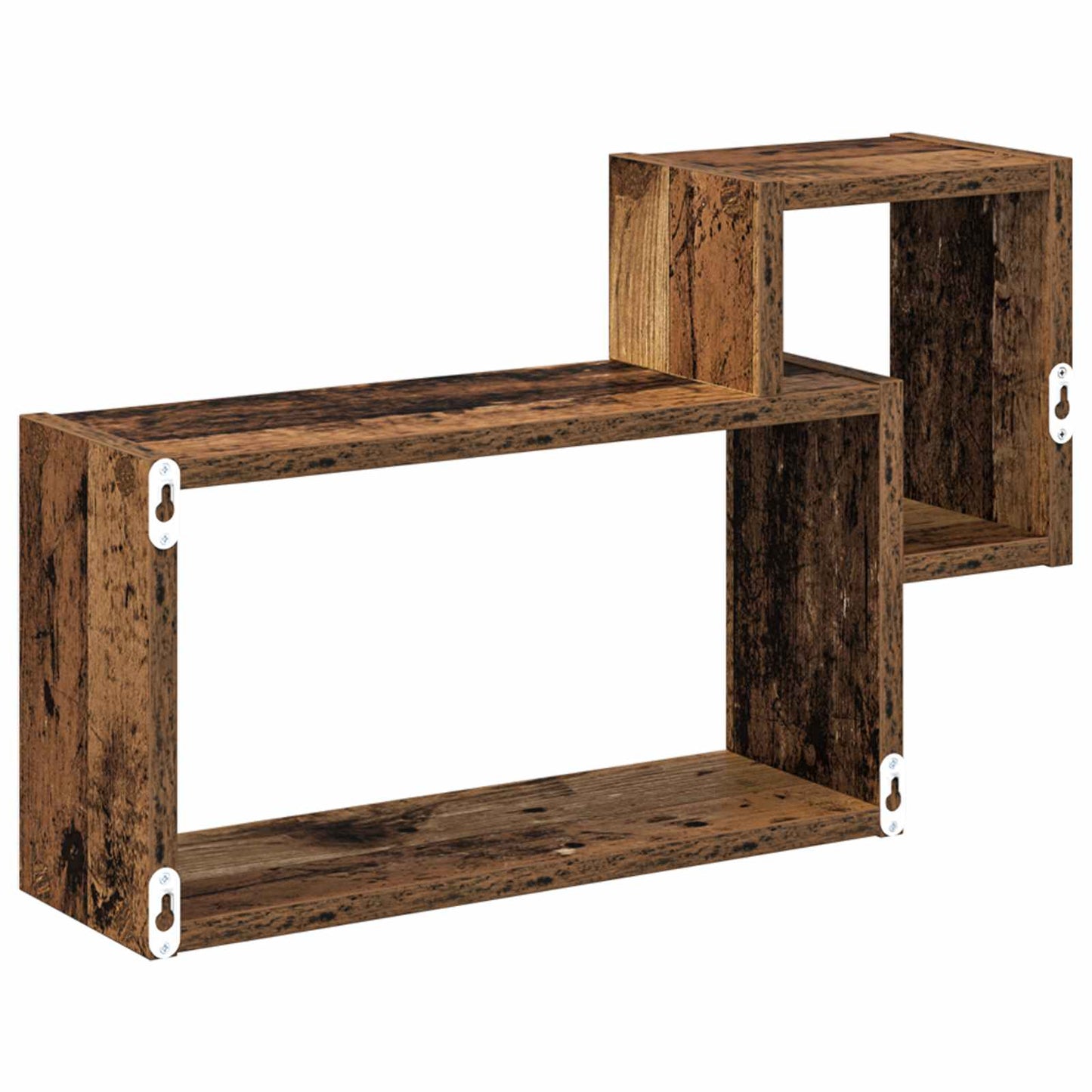 Sieninė lentyna Sieninis Ruda 55 x 15 x 35 cm Apdirbta mediena