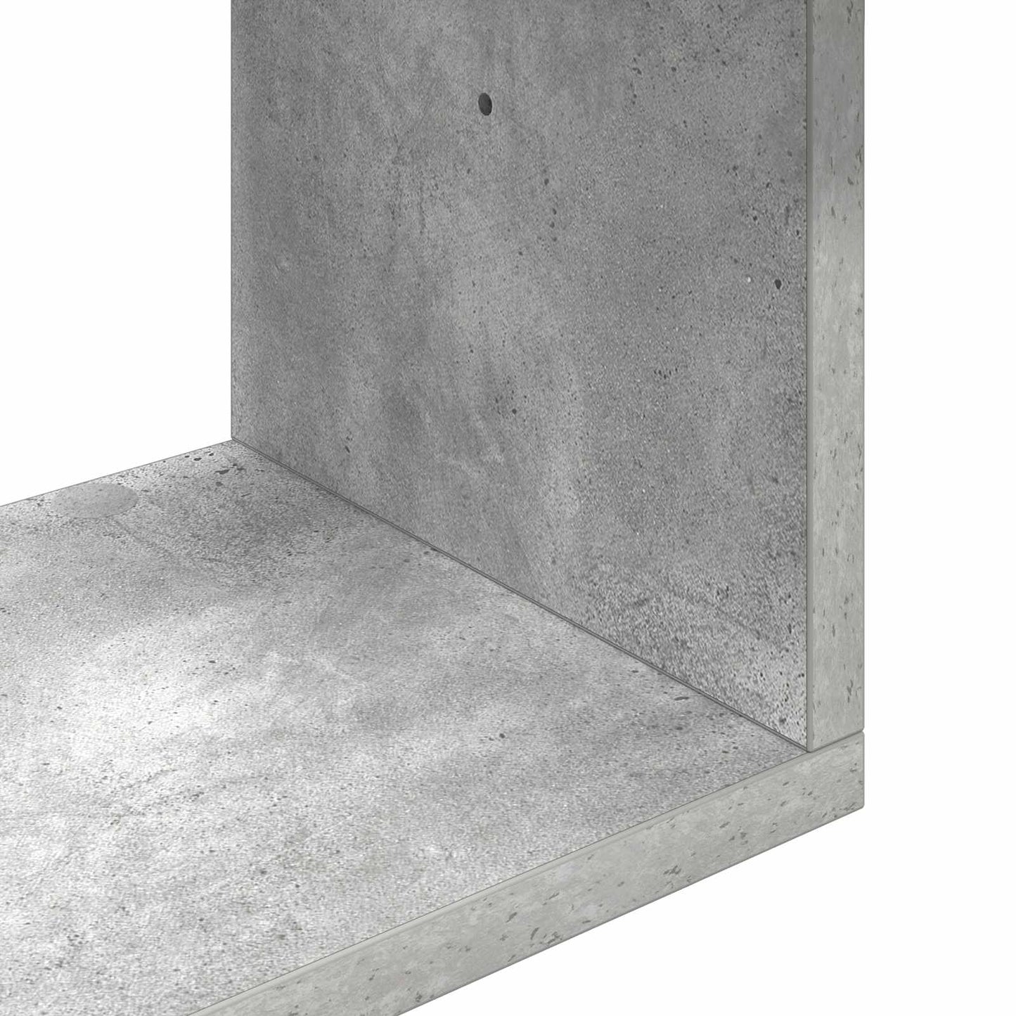 Sieninė lentyna Betono pilka 70 x 20 x 100 cm Apdirbta mediena
