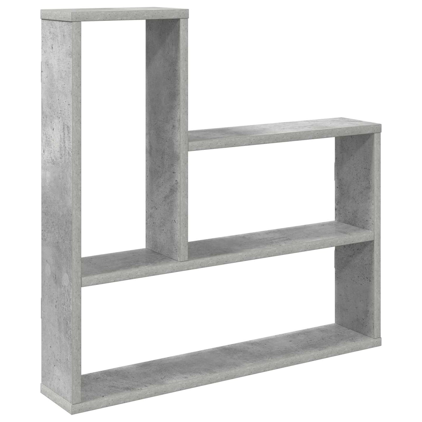 Sieninė lentyna Betono pilka 60 x 11 x 60 cm Apdirbta mediena