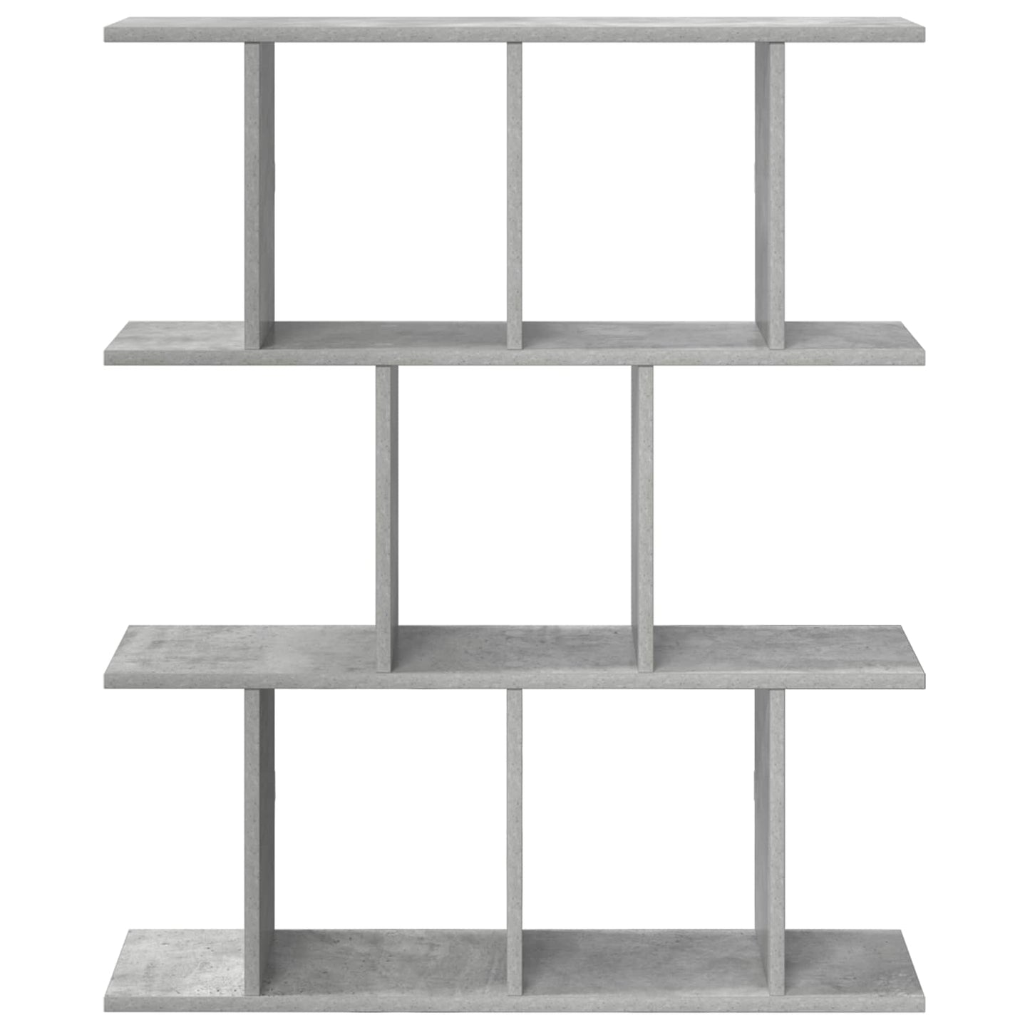 Sieninė lentyna Betono pilka 80 x 20 x 96 cm Apdirbta mediena