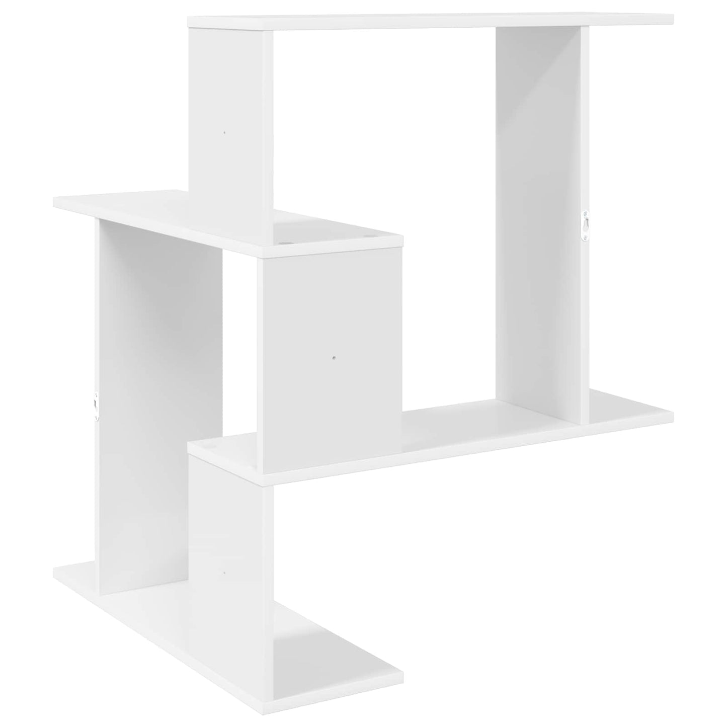 Sieninė lentyna Balta 67 x 67 x 87 cm Apdirbta mediena