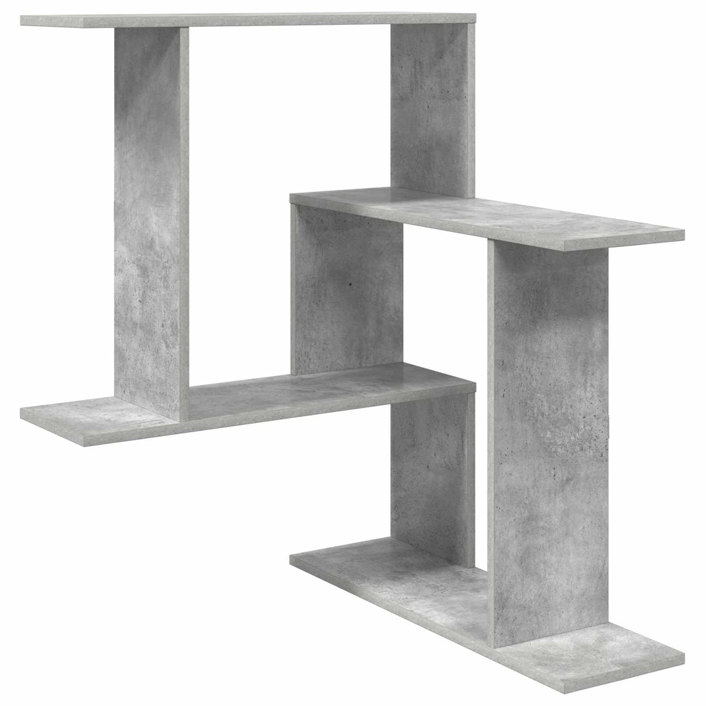 Sieninė lentyna Betono pilka 67 x 67 x 87 cm Apdirbta mediena