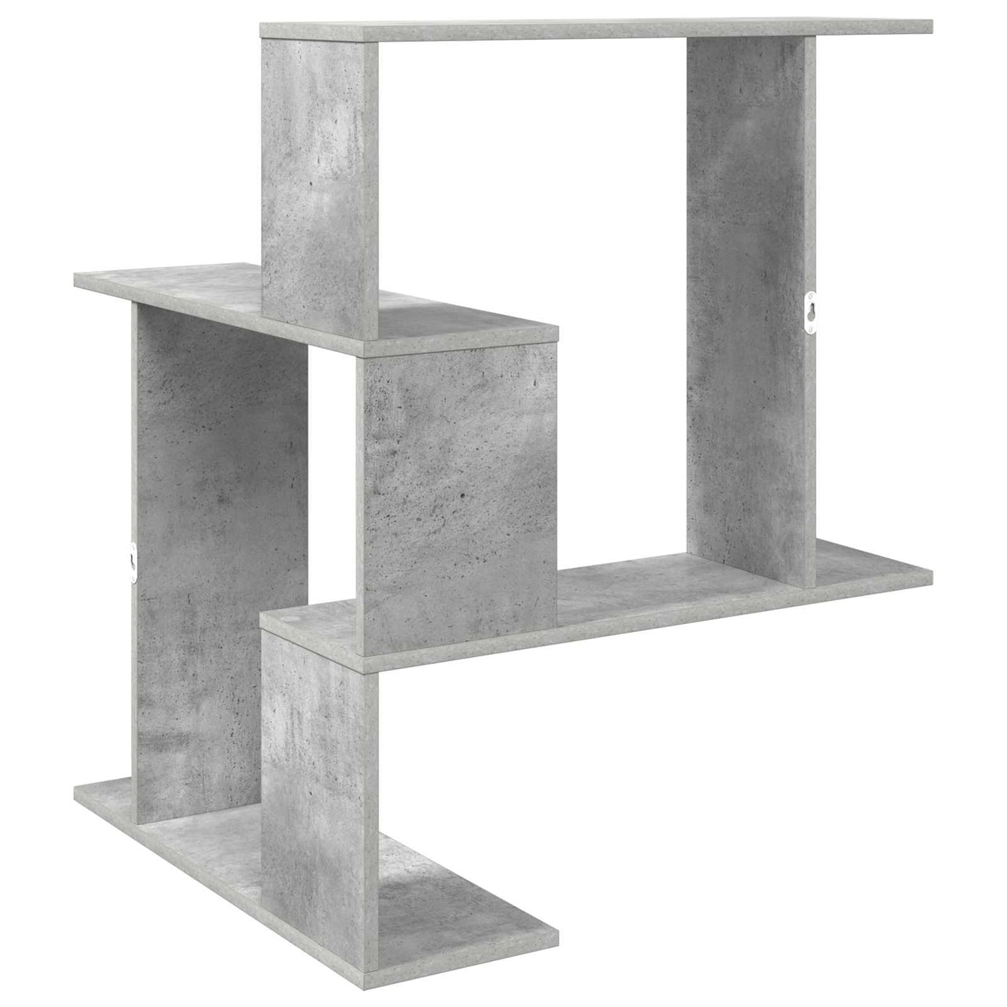 Sieninė lentyna Betono pilka 67 x 67 x 87 cm Apdirbta mediena