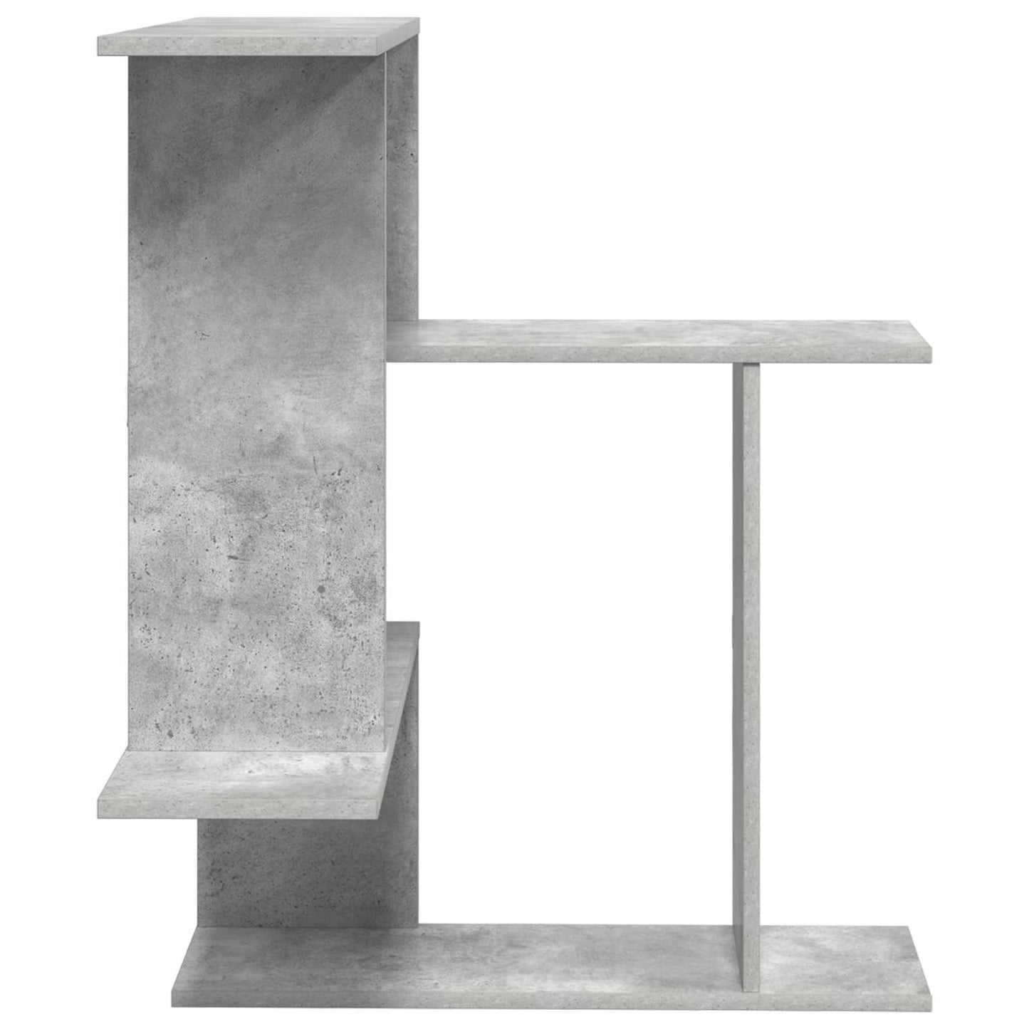 Sieninė lentyna Betono pilka 67 x 67 x 87 cm Apdirbta mediena