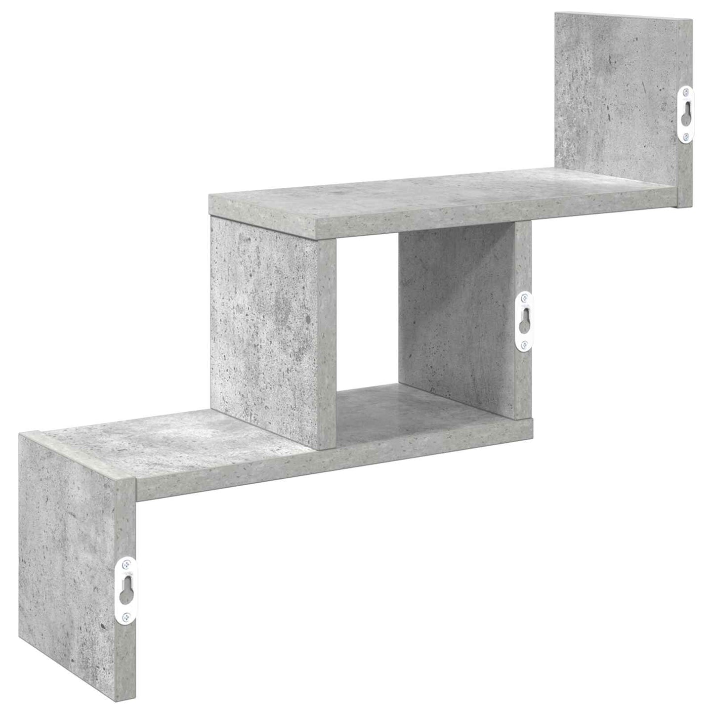 Sieninė lentyna Betono pilka 48 x 15 x 42 cm Apdirbta mediena