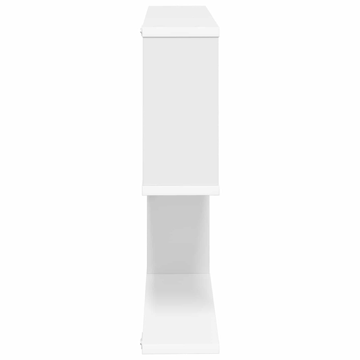 Sieninė lentyna Balta 60 x 12 x 50,5 cm Apdirbta mediena