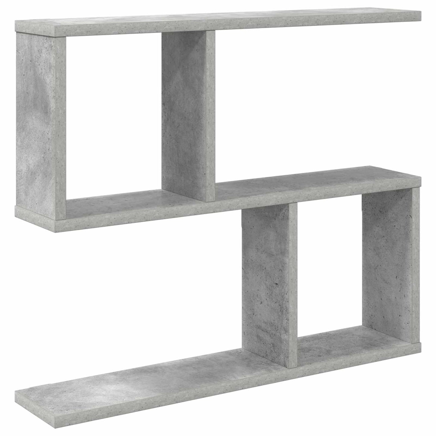 Sieninė lentyna Betono pilka 60 x 12 x 50,5 cm Apdirbta mediena