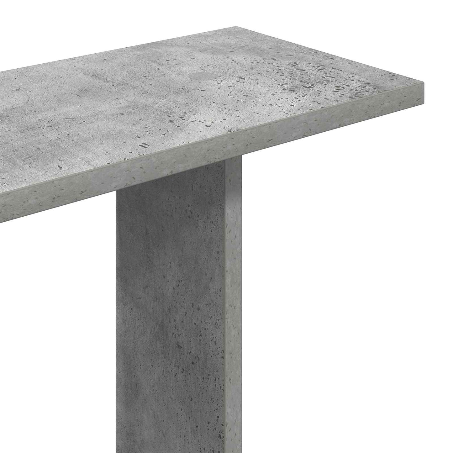 Sieninė lentyna Betono pilka 80 x 15 x 50,5 cm Apdirbta mediena