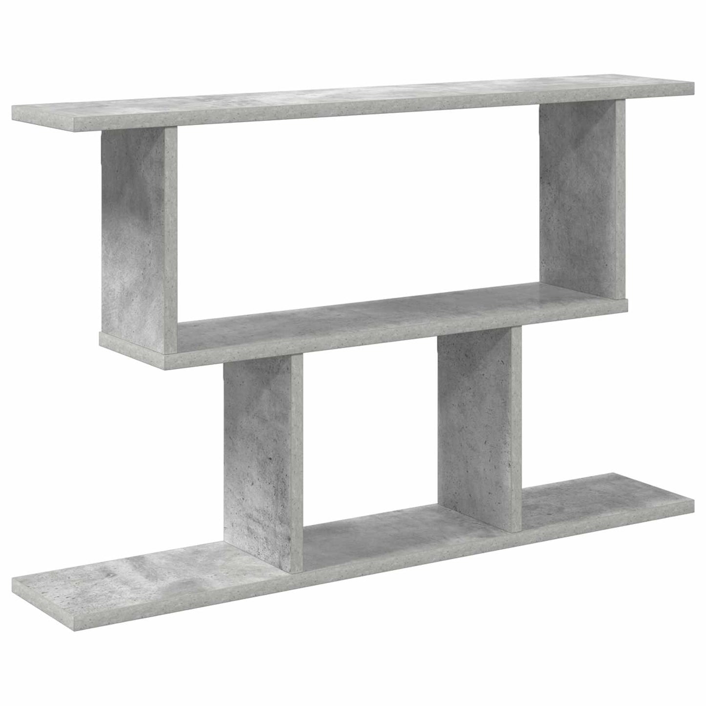 Sieninė lentyna Betono pilka 80 x 15 x 50,5 cm Apdirbta mediena