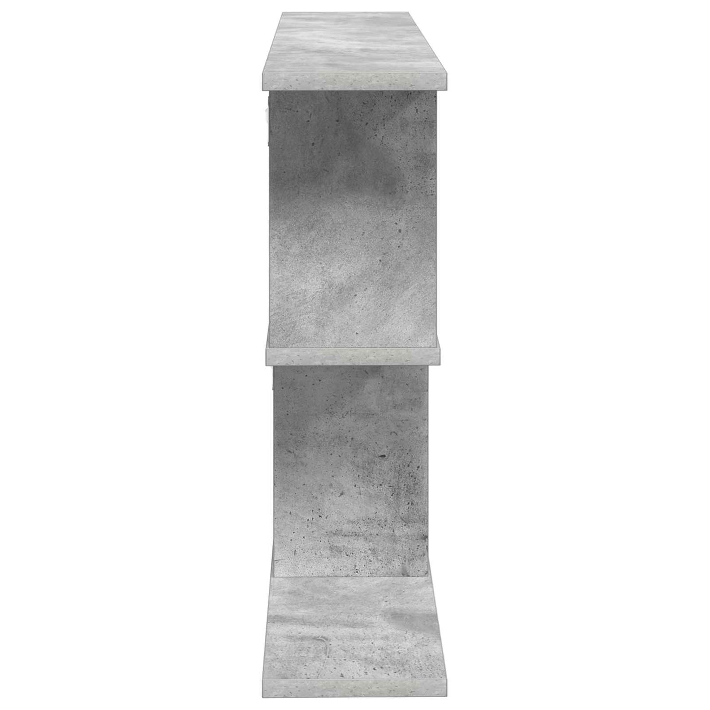 Sieninė lentyna Betono pilka 80 x 15 x 50,5 cm Apdirbta mediena