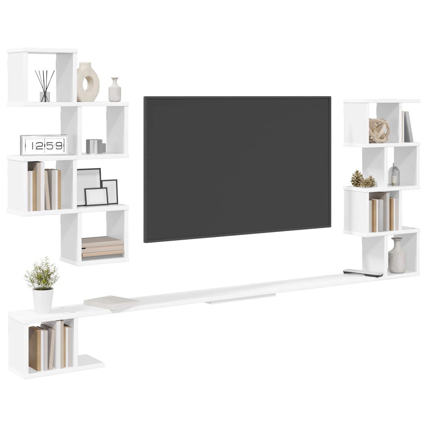 Sieninis televizoriaus stovas Balta 180 x 15 x 94 cm