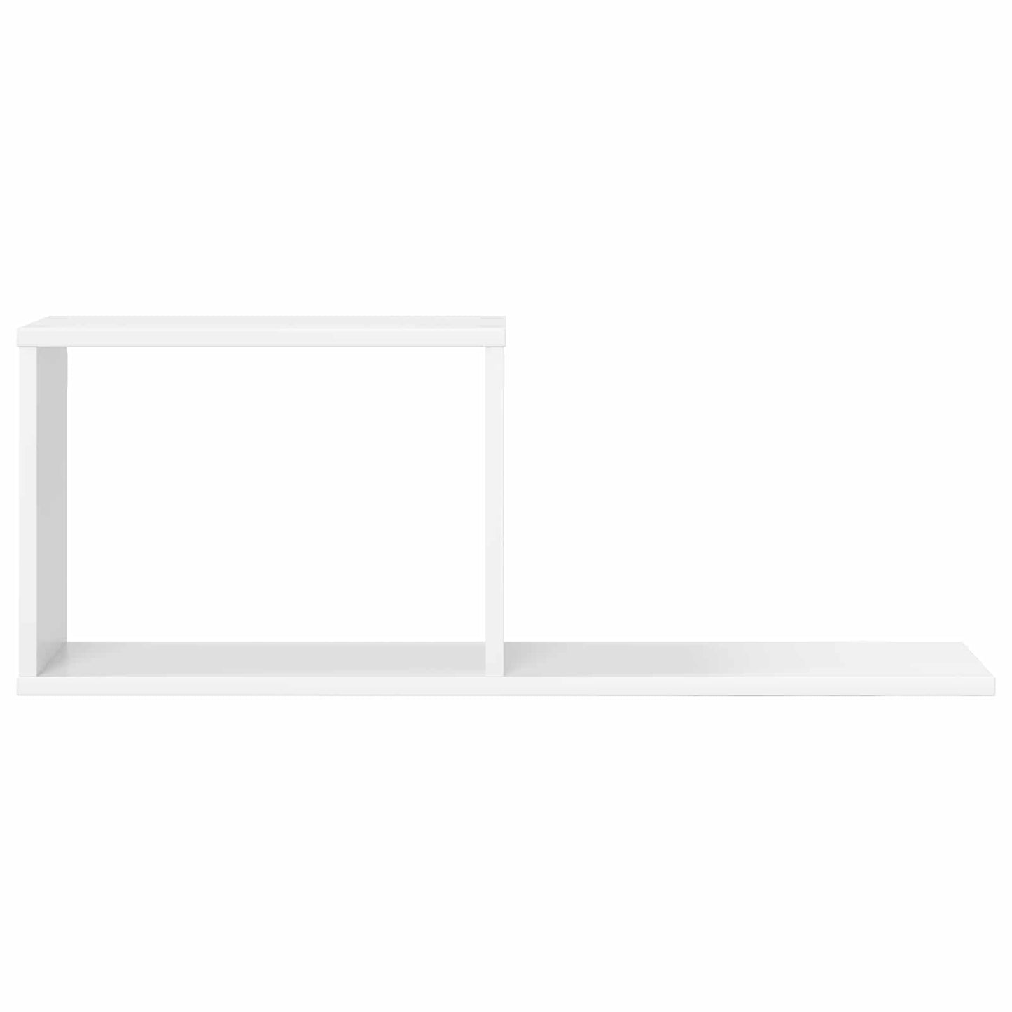 Plaukiojančios lentynos Balta 80 x 15 x 30 cm Apdirbta mediena