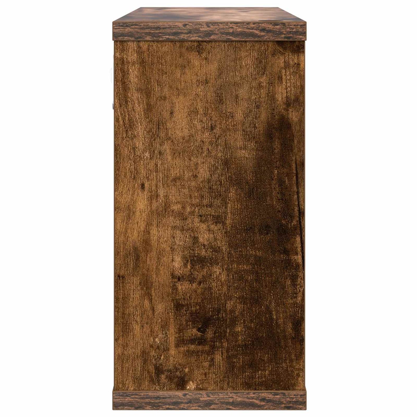 Plaukiojančios lentynos 2 pcs Dūminio ąžuolo 80 x 15 x 30 cm