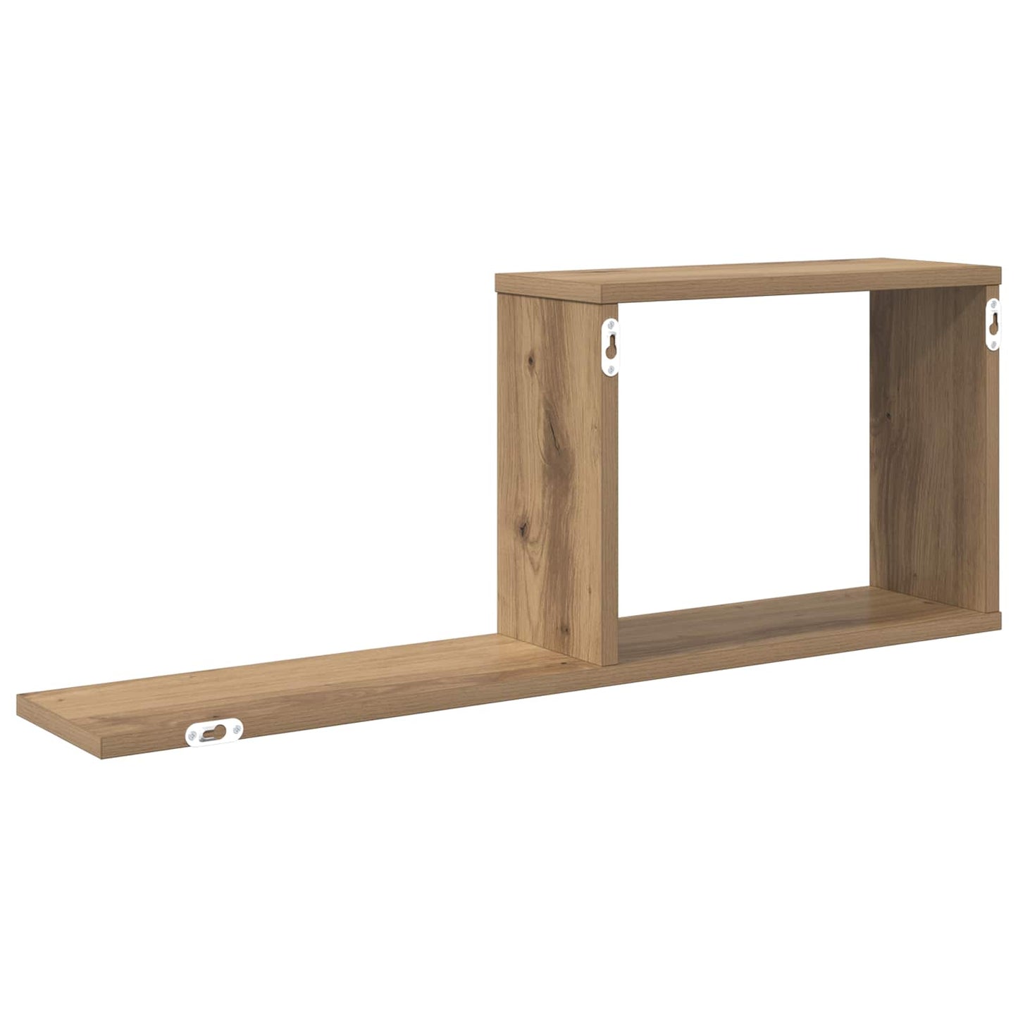Plaukiojančios lentynos 2 pcs Artisano ąžuolo 80 x 15 x 30 cm