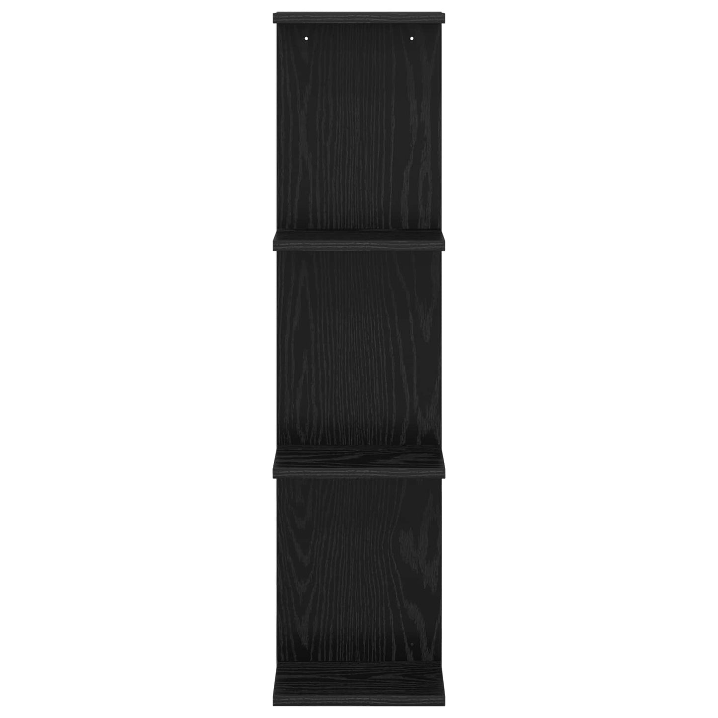 Sieninė lentyna 2 pcs Juodojo ąžuolo 25 x 15 x 100 cm