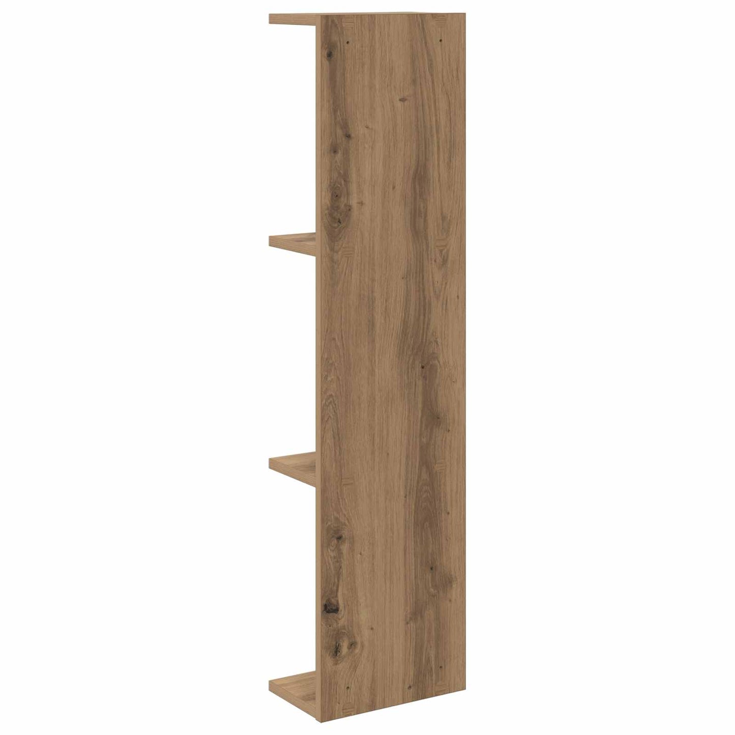 Sieninė lentyna 2 pcs Artisano ąžuolo 25 x 15 x 100 cm