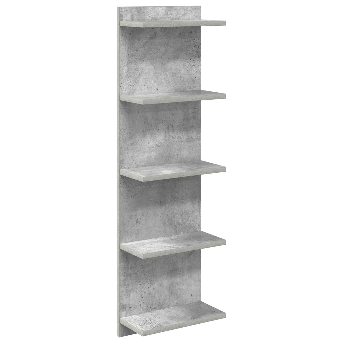 Sieninė lentyna Betono pilka 30 x 15 x 100 cm Apdirbta mediena