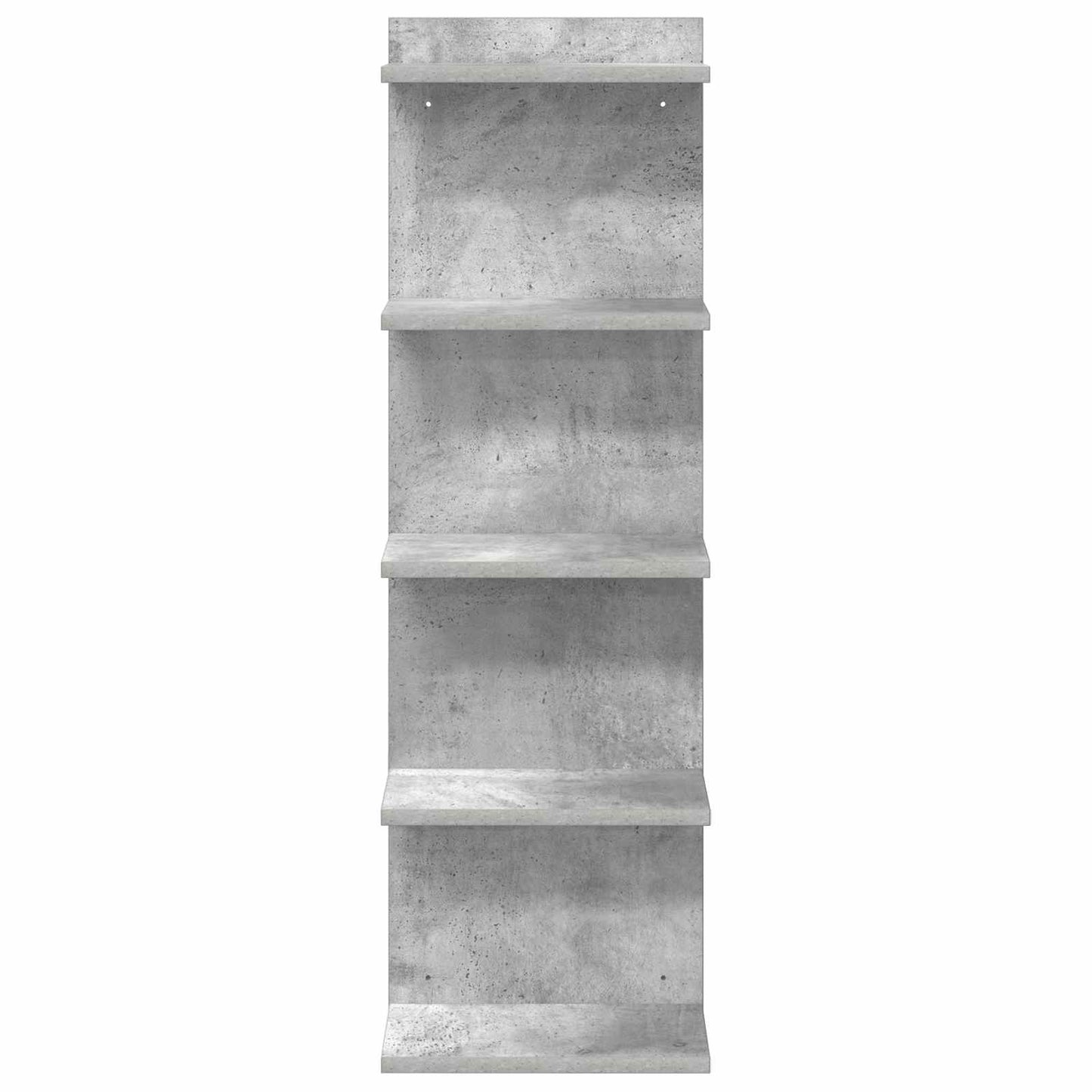 Sieninė lentyna Betono pilka 30 x 15 x 100 cm Apdirbta mediena