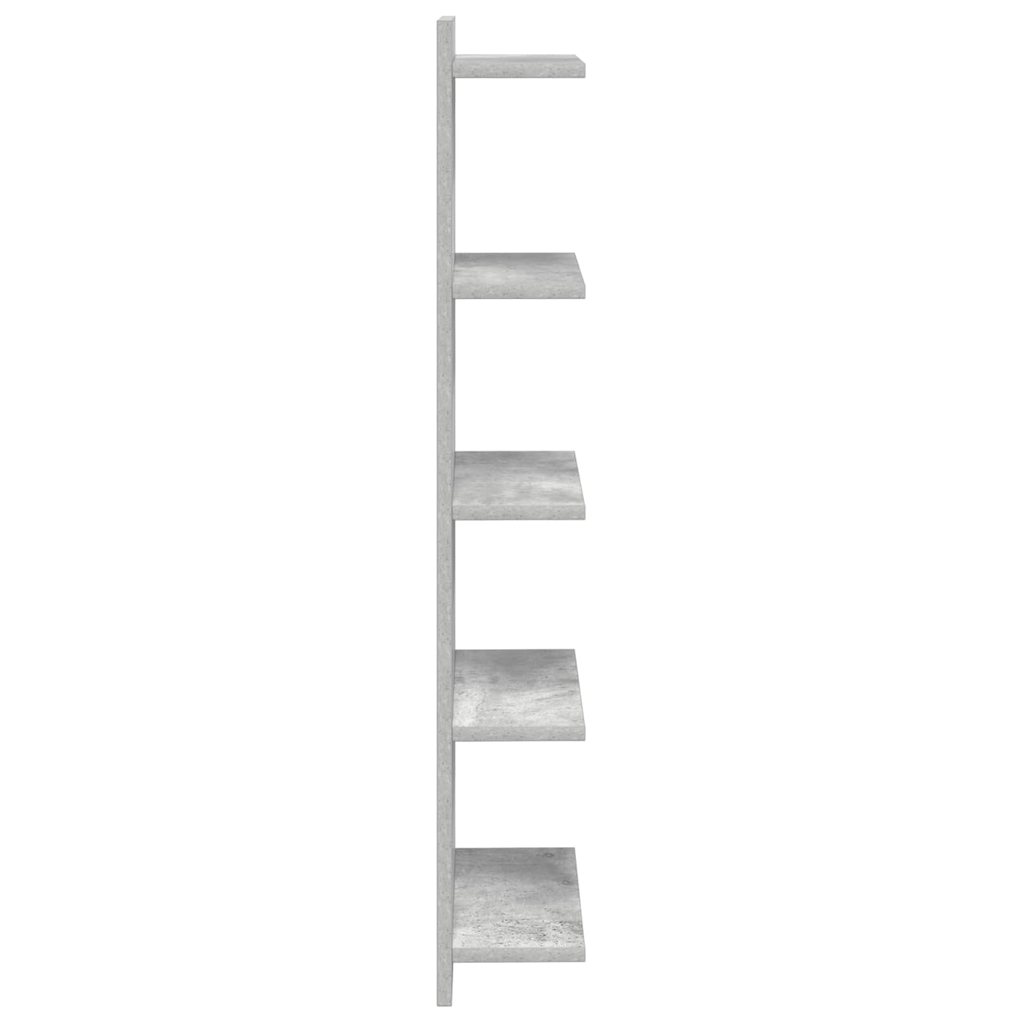 Sieninė lentyna Betono pilka 30 x 15 x 100 cm Apdirbta mediena