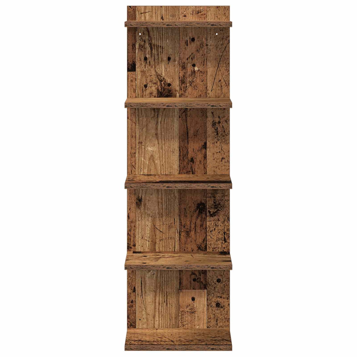 Sieninė lentyna 2 vnt. Sendintos medienos 30 x 15 x 100 cm
