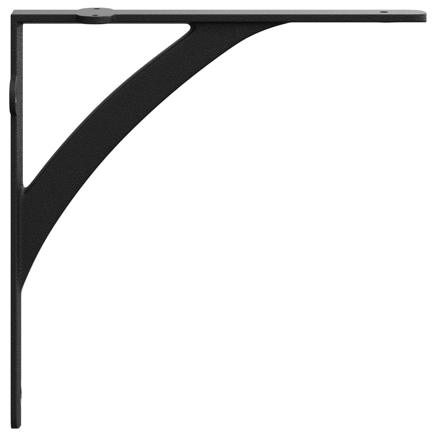 Sienos lentynos laikikliai 12 vnt. Juoda 14.5 x 14.5 x 3.5 cm