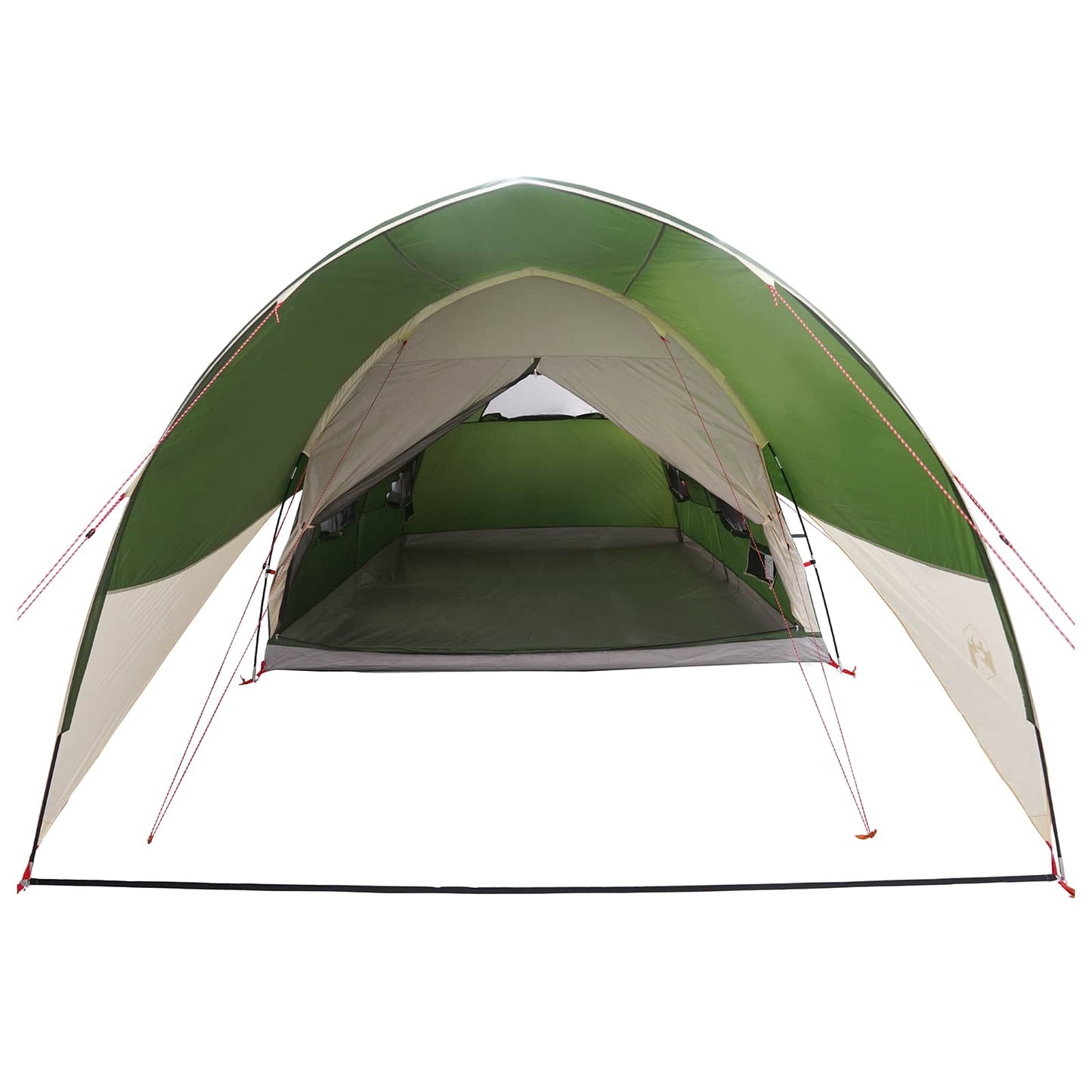 Tunelio palapinė su lietaus danga, atspari vandeniui Žalia