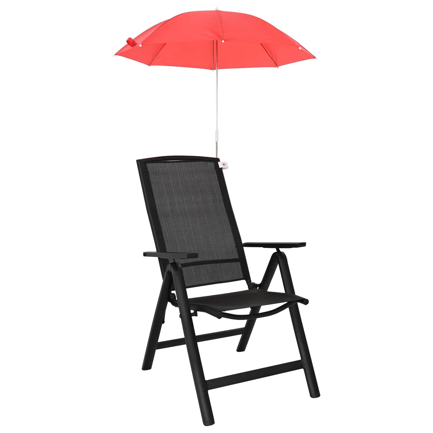 Skėtis su laikikliu 2 pcs Ugnies plytų raudona Ø 105 x 86 cm