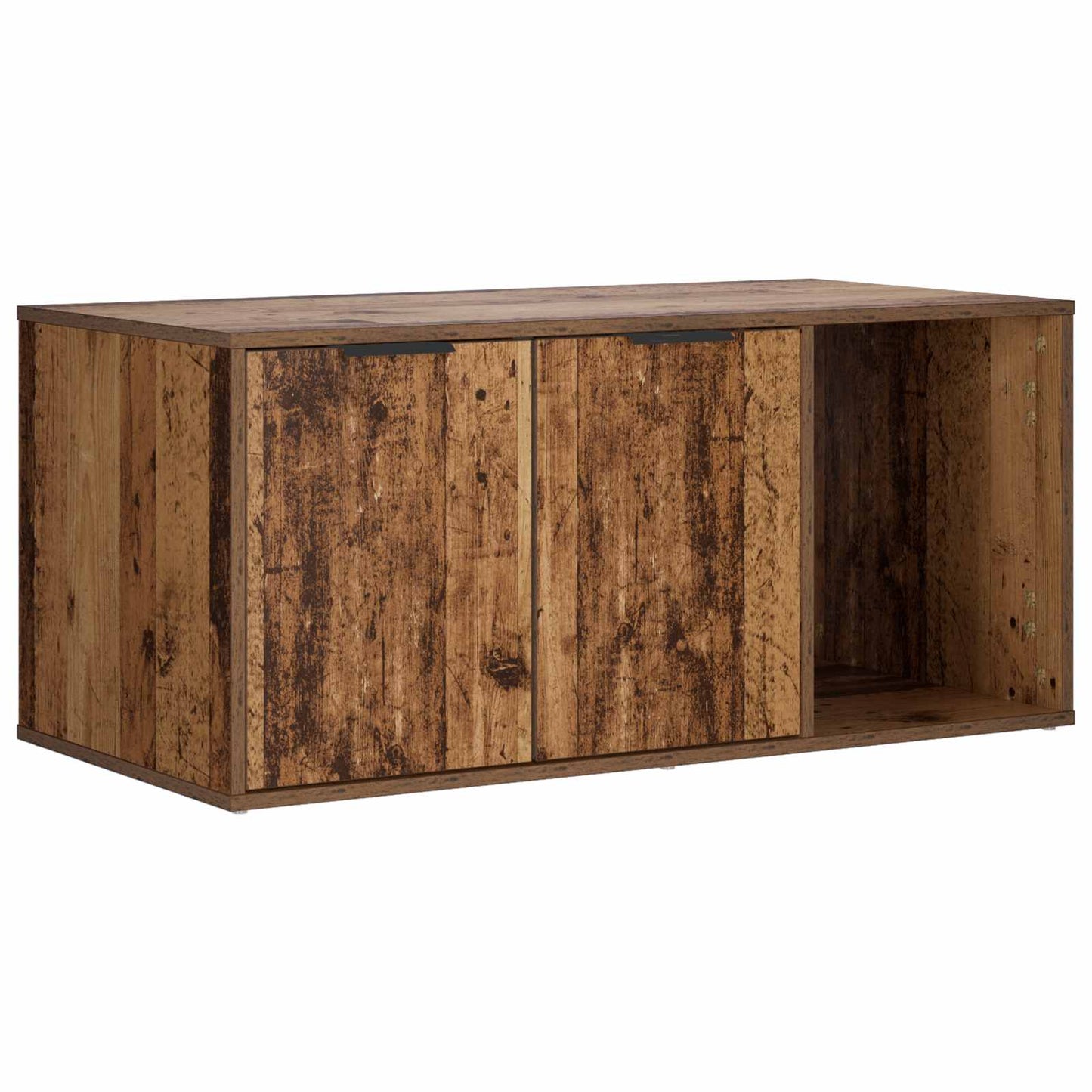 Katės narvo baldai Sendintos medienos 100 x 49 x 45 cm