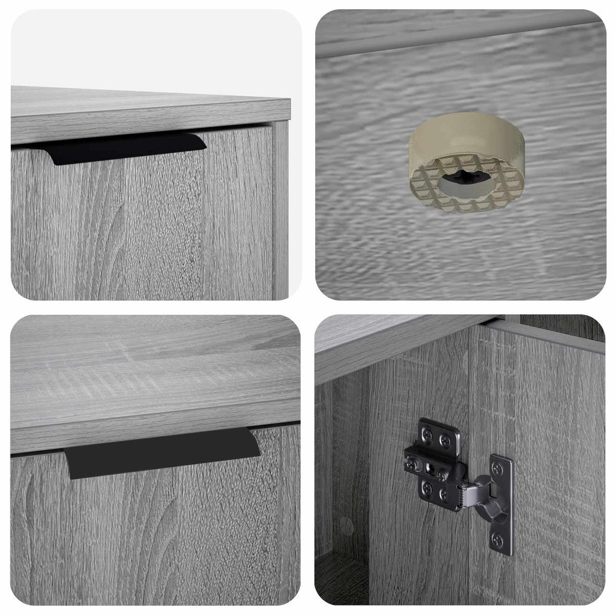 Katės narvo baldai Pilka Sonoma 100 x 49 x 45 cm