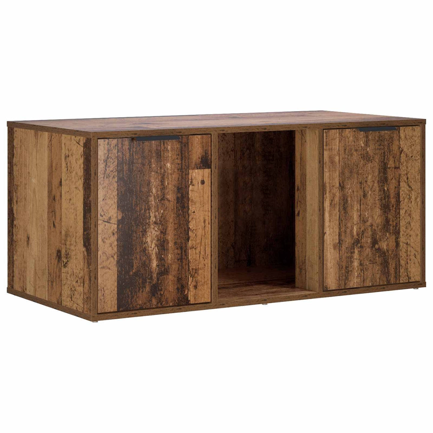 Katės narvo baldai Sendintos medienos 100 x 49 x 45 cm