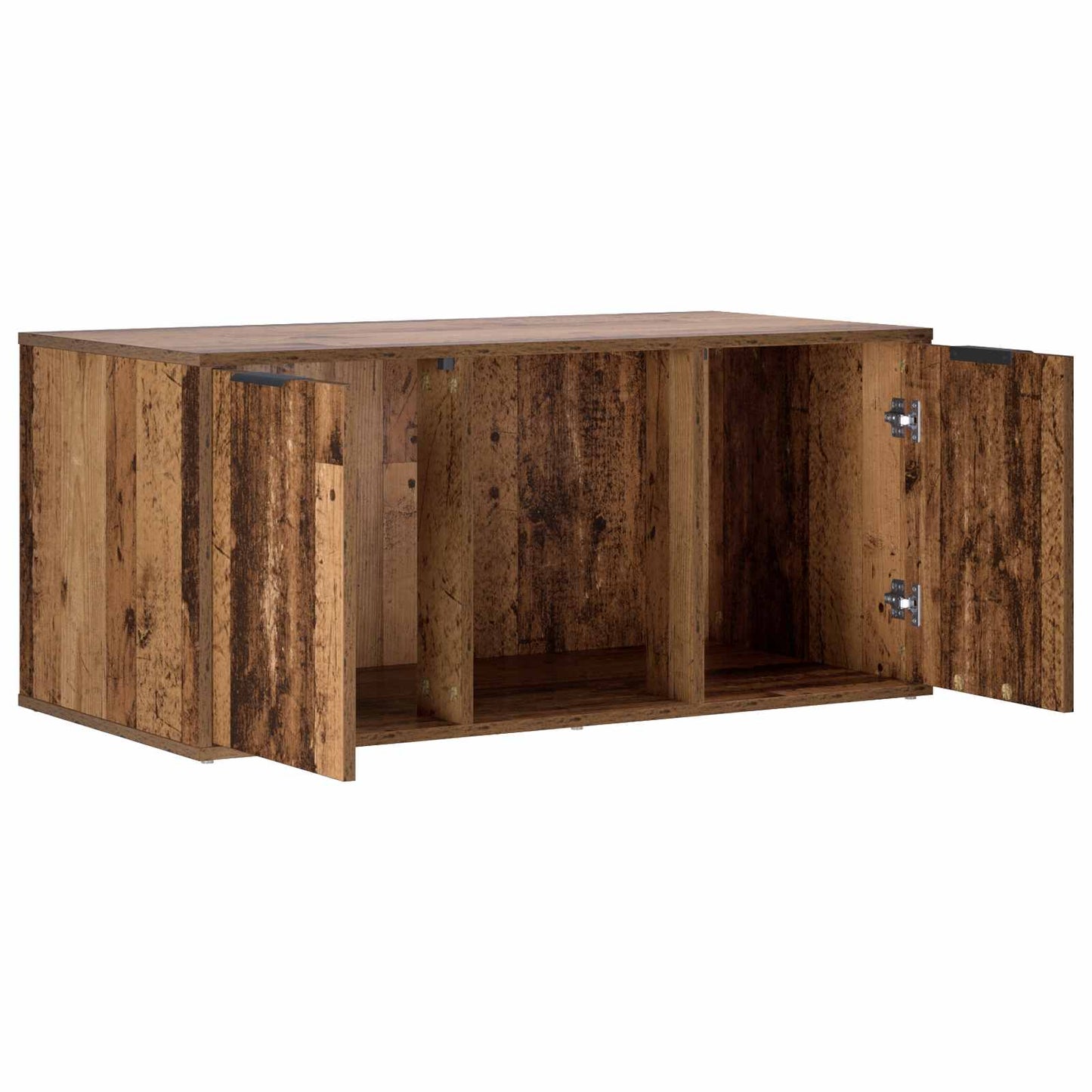 Katės narvo baldai Sendintos medienos 100 x 49 x 45 cm