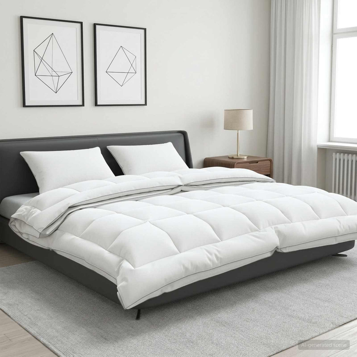 Antklodės ir pagalvių rinkinys 3 vnt. 200x220 cm 4 metų laikai